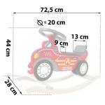 Drewniane auto na biegunach Ricokids 785001 straż pożarna