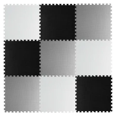 Duża mata piankowe puzzle szachownica Ricokids 180x180cm 9szt