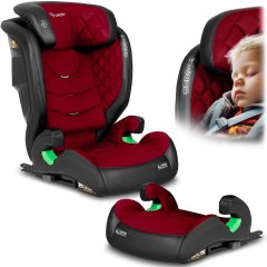 Fotelik samochodowy Nukido Louis czarno-czerwony 15-36 kg ISOFIX