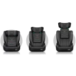 Fotelik samochodowy Nukido Louis Soft czarno-szary 15-36 kg ISOFIX