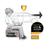 Fotelik samochodowy, siedzisko Isofix 22 - 36 kg Louis Nukido 710202