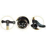 Hulajnoga trójkołowa dla dzieci balansowa siedzisko Nukido Flippo - złota