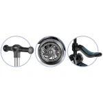 Hulajnoga trójkołowa dla dzieci balansowa siedzisko Nukido Flippo - czarna