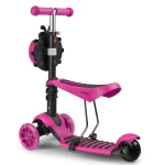 Hulajnoga trójkołowa Ricokids Buggy - różowa