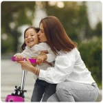 Hulajnoga trójkołowa Ricokids Buggy - różowa