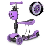 Hulajnoga trójkołowa Ricokids Buggy - fioletowa