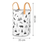 Kosz na zabawki RK-402 Ricokids - biały  