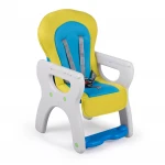 Krzesełko do karmienia dla dzieci 3W1 Ricokids Teri szaro - pomarańczowe
