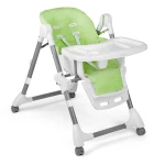 Krzesełko do karmienia ze stolikiem Ricokids SIMO zielone + gratis koszyczek