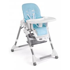Krzesełko do karmienia ze stolikiem Ricokids SIMO niebieskie + gratis koszyczek