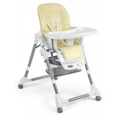 Krzesełko do karmienia ze stolikiem Ricokids SIMO kremowe + gratis koszyczek