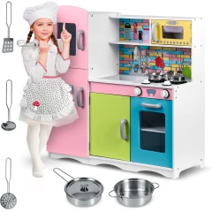 Kuchnia drewniana dla dzieci - duża z akcesoriami