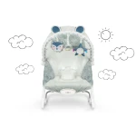 Leżaczek bujaczek z wibracją Ricokids - szary