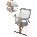 Łóżeczko dziecięce składane turystyczne dostawka + materac Nukido NK-243