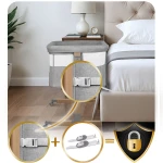 Łóżeczko dziecięce składane turystyczne dostawka + materac Nukido NK-243