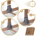 Łóżeczko dziecięce składane turystyczne dostawka + materac Nukido NK-243