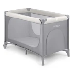 Łóżeczko turystyczne + materac + torba 125 x 65 x 78 cm RK-240 jasno szare