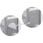 Łóżeczko turystyczne + materac + torba 125 x 65 x 78 cm RK-240 jasno szare
