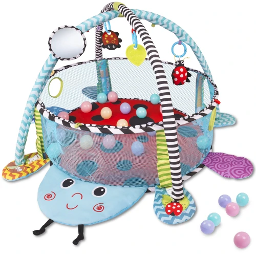 Mata interaktywna edukacyjna 90 x 56 cm Zwierzątka Ricokids 