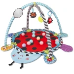 Mata interaktywna edukacyjna 90 x 56 cm Zwierzątka Ricokids 