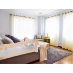 Osłona zabezpieczająca na łóżko 150 x 42 x 35 cm Nukido beżowa