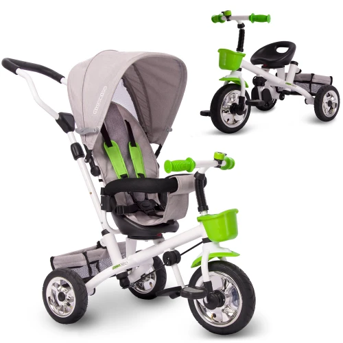 Rowerek trójkołowy zielony Ricokids RC-601